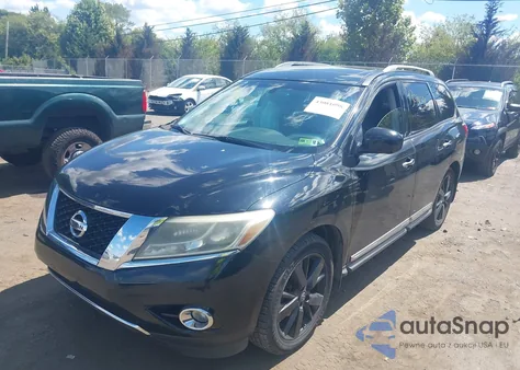 2014 Nissan Pathfinder Platinum from USA, damaged, VIN 5N1AR2MMXEC617233